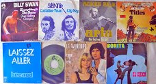 45t hitsingles à 2€/stuk