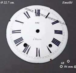 = Comtoise wijzerplaat = oud = 41807