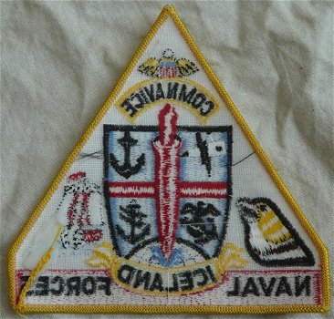 Embleem / Patch, Comnavice Iceland Naval Forces, USN - US Navy, jaren'90.(Nr.1) - 3