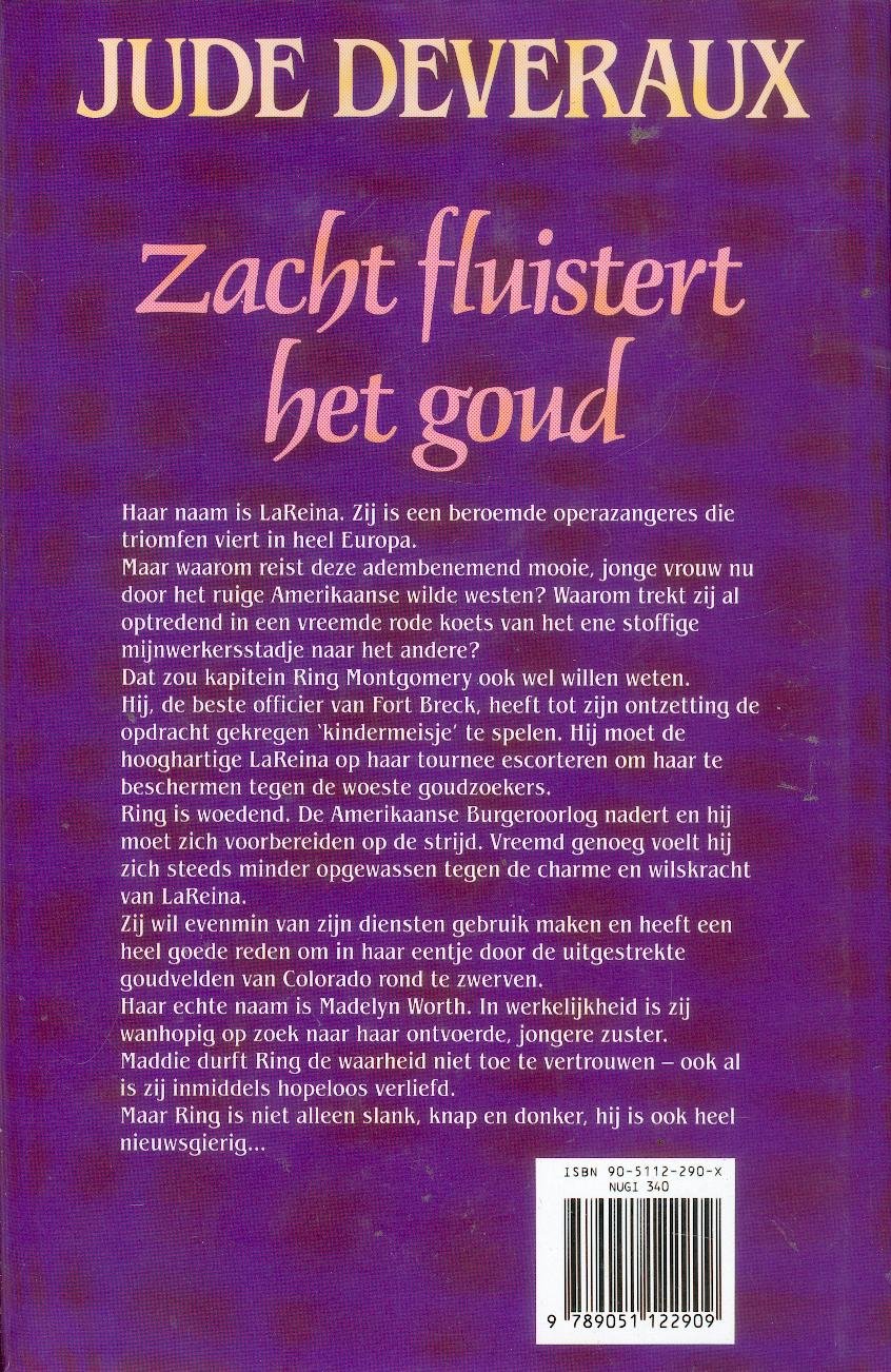 Jude Deveraux met Zacht fluistert het goud - Afbeelding 2