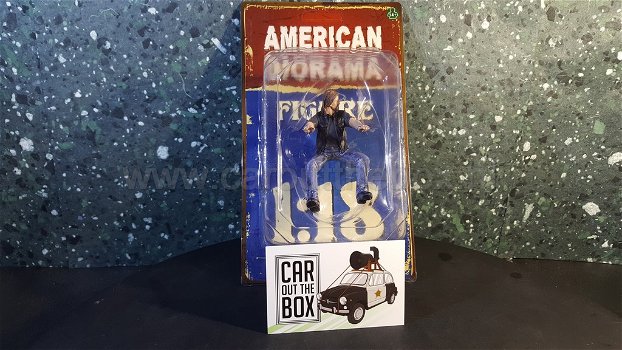 Motorrijder figuur ACE 1:18 American Diorama - 5