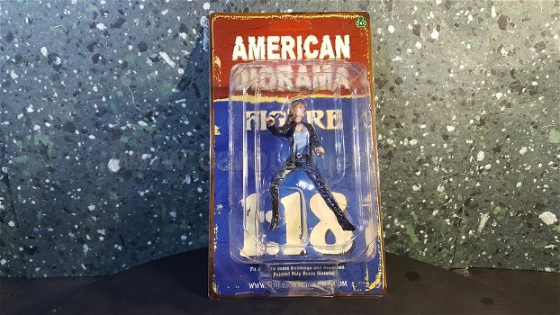 Motorrijder figuur Angel 1:18 American Diorama - 3