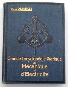 Encyclopédie Mécanique & d'Electricité 1913 20 uitv. platen