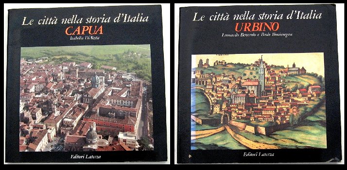 [Capua Urbino] 2 boeken Le Città Nella Storia d'Italia - 0