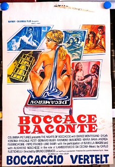 Filmposter Boccace Raconte / Boccaccio vertelt