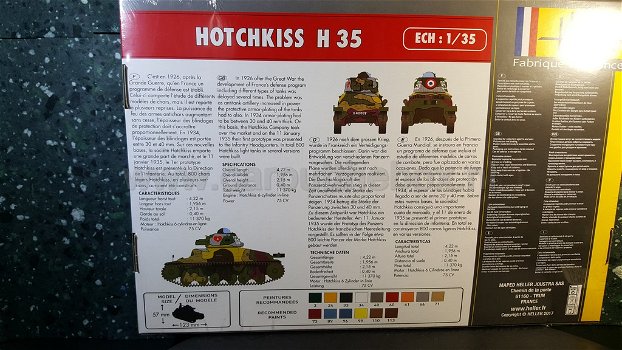 Hotchkiss H 35 tank 1:35 Heller - 2