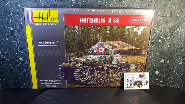 Hotchkiss H 35 tank 1:35 Heller - 3