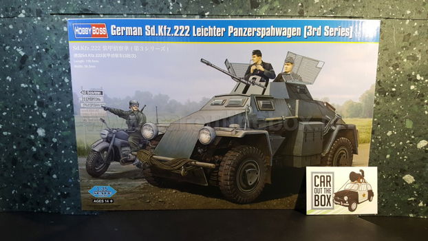 German SD.KFZ.222 leichter panzerwagen 1:35 Hobbyboss - 2