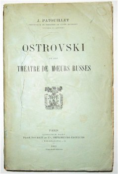 Ostrovski & son Théatre de Moeurs Russes 1912 Toneel Rusland - 1