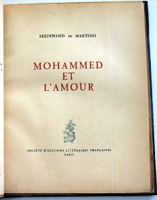 Mohammed et l'Amour 1947 Islam & Huwelijk #406/450 - Binding