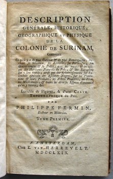 Suriname 1769 Description... de la colonie de Surinam Fermin - 3