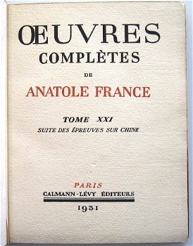 Anatole France 1931 Houtsnedes Louis Caillaud - Binding - 3