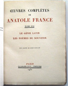 Anatole France 1931 Houtsnedes Louis Caillaud - Binding - 4