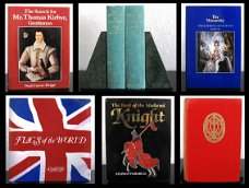 Zes (6) boeken Engelse Geschiedenis o.a. Adel en Ridders