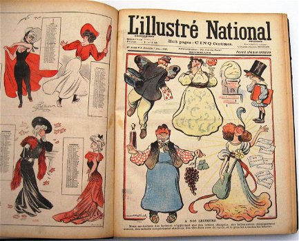 l'Illustré National 1906 Jaargang incl. Kalender en kerstnr. - 2