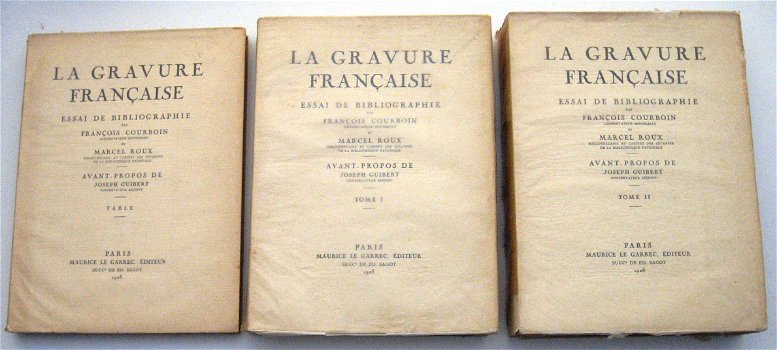 La Gravure Française 1928 Essai de Bibliographie #159/525 - 0
