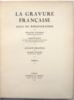 La Gravure Française 1928 Essai de Bibliographie #159/525 - 2