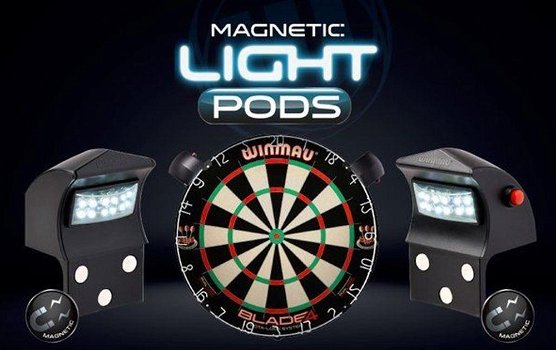 Winmau dartbord verlichting magnetic light Pods 8901 - 1