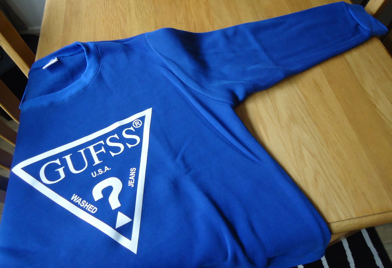 Te koop nieuwe blauwe sweater met print van Eqmpowy, maat L. - Afbeelding 6