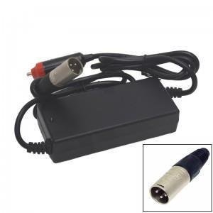 Reislader voor 36v Li-ion fietsaccu met coax plug of XLR plug - 1