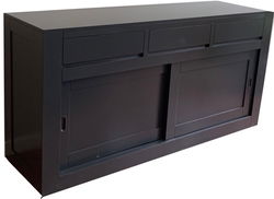 Dressoir antraciet design soft close 180cm