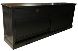 Dressoir zwart Putten 200cm