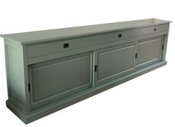 Dressoir Engels groen Putten 300cm