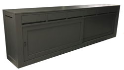 Dressoir design antraciet greeploos 300cm