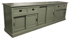 Dressoir Engels groen Haarlem 285cm