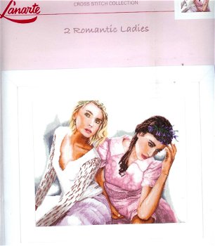 AANBIEDING LANARTE BORDUURPAKKET, 2 ROMANTIC LADIES 531 - 0