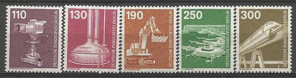 Berlijn 668 - 672 postfris - 0