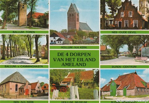 De 4 dorpen van het eiland Ameland 1990 - 0