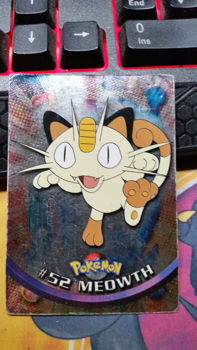 Meowth #52 Foil Series 1 (Topps) Pokemon gebruikt - 0