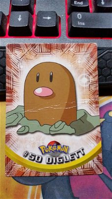 Diglett  #50 Series 1 (Topps) Pokemon gebruikt