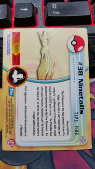 Ninetails #38 Series 1 (Topps) Pokemon gebruikt - 1