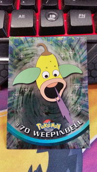 Weepinbell #70 Foil Embossed Stars Series 1 (Topps) Pokemon gebruikt - 0