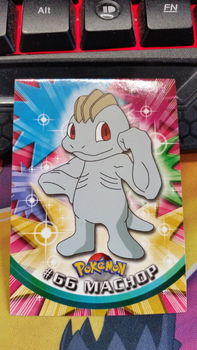 Machop #66 Series 1 (Topps) Pokemon gebruikt - 0