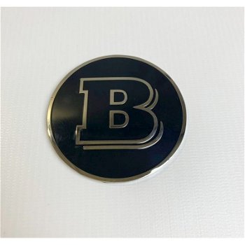 EXCLUSIEF HANDGEMAAKT ACHTERBADGE LOGO EMBLEEM 70 MM STIJL BRABUS - 0