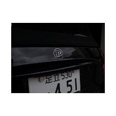 HANDGEMAAKT ACHTERBADGE LOGO EMBLEEM 60 MM STIJL BRABUS