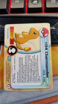 Charmander #04 (Topps) pokemon gebruikt - 1