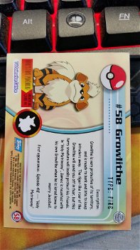 Growlithe #58 Foil Series 1 (Topps) Pokemon nearmint - 1