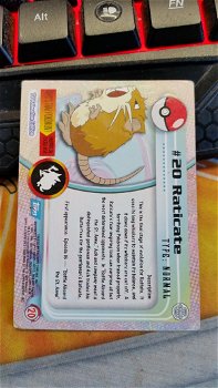 Raticate #20 Series 1 (Topps) Pokemon gebruikt - 1