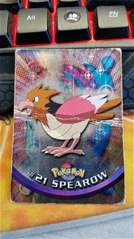 Spearow #21 foil Series 1 (Topps) Pokemon gebruikt - 0