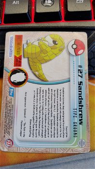 Sandshrew #27 Series 1 (Topps) Pokemon gebruikt - 1