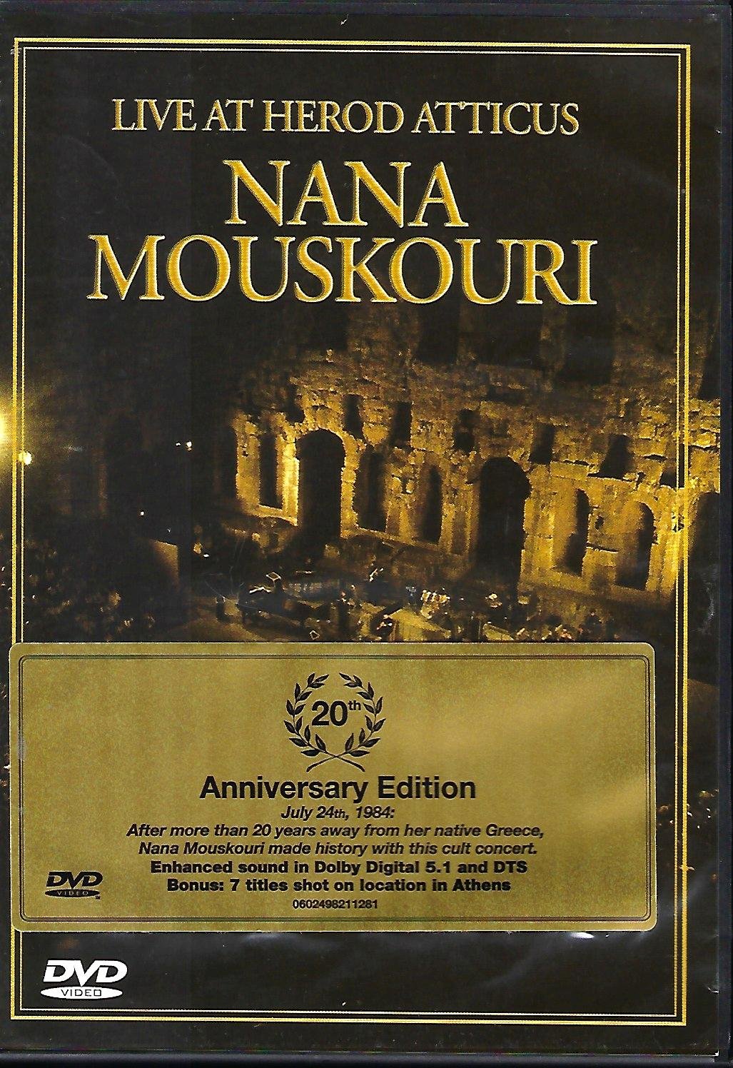 DVD Nana Mouskouri Live At Herod Atticus - nr. 1
