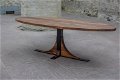 Walnoten ovale tafel 200x100cm Meubelfabriek Westra - 0 - Thumbnail