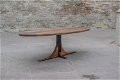 Walnoten ovale tafel 200x100cm Meubelfabriek Westra - 3 - Thumbnail