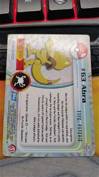 Abra #63 Series 1 (Topps) Pokemon gebruikt - 1