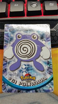 Poliwhirl #61 Series 1 (Topps) Pokemon gebruikt 3 - 0