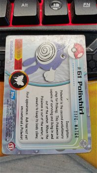 Poliwhirl #61 Series 1 (Topps) Pokemon gebruikt 3 - 1
